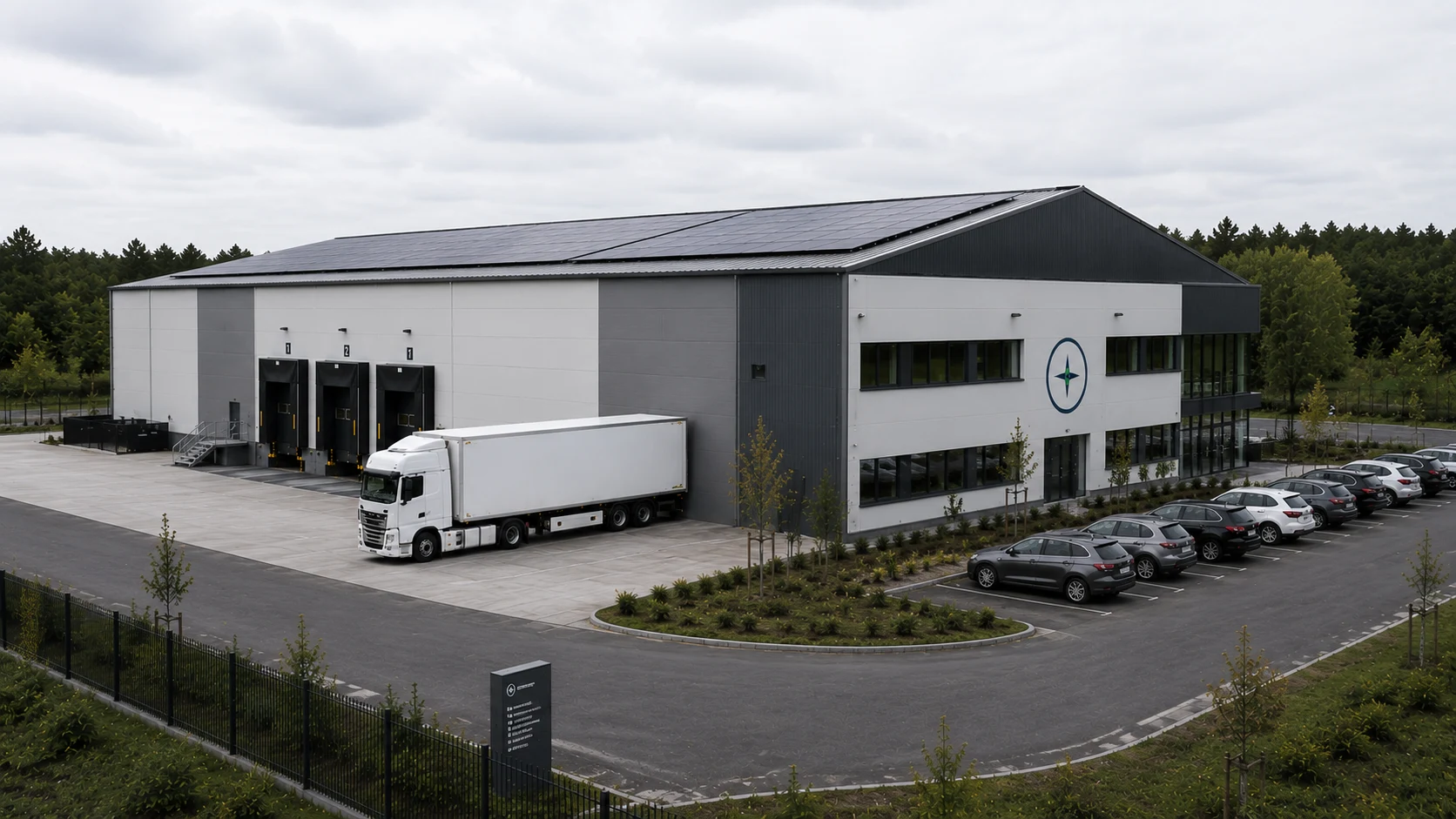 Konzeptvisualisierung des geplanten Bavaria AeroTech Green Hub